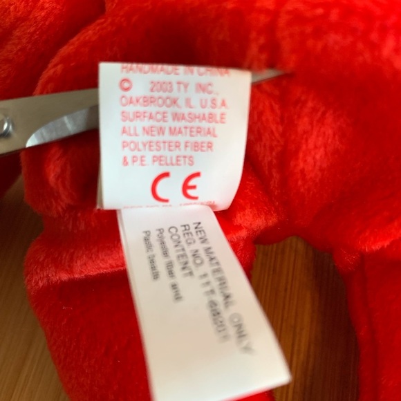Ty (7) “Bearon”Red (100 Year’s of Flight) Plush Stuffed Animal Bear - Picture 8 of 10